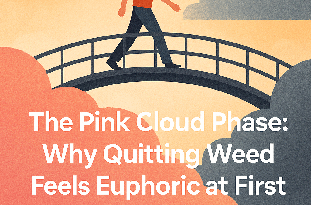 The Pink Cloud Phase: Why Quitting Weed Feels Euphoric at First (and How to Handle the Crash)